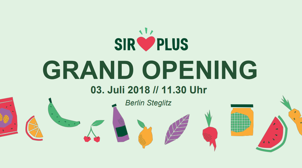 Einladung zur großen SIRPLUS Eröffnungsfeier - 2. Rettermarkt