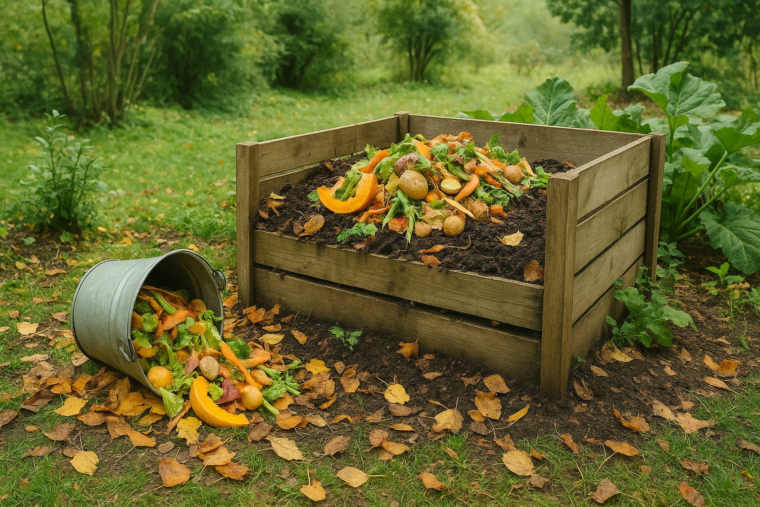 Kompostpflege im Jahresverlauf: Schritt-für-Schritt