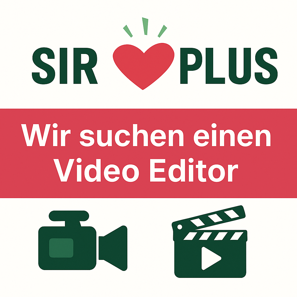 Wir suchen einen Video Editor (m/w/d)!
