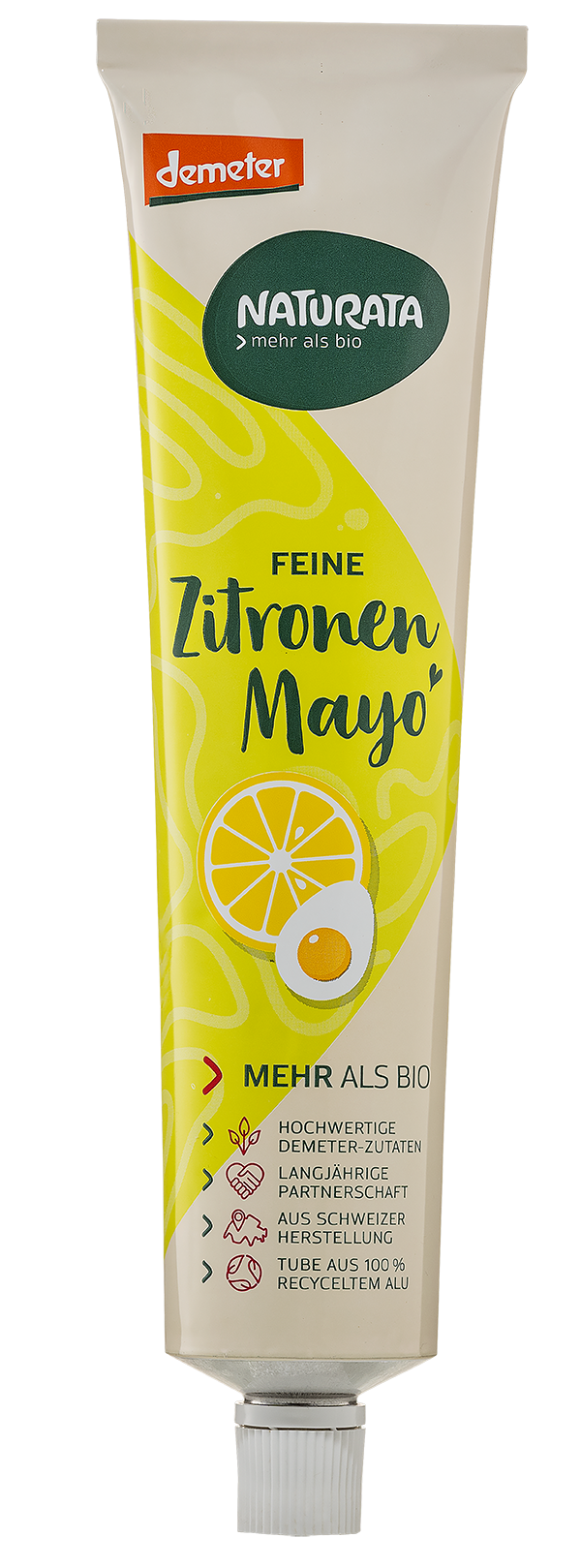 Naturata Bio Zitronen Mayo in der Tube, 185ml