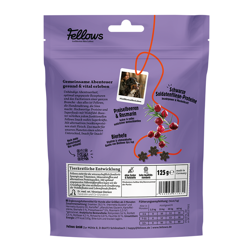 Fellows, Kraftkerne Snack, 125 g