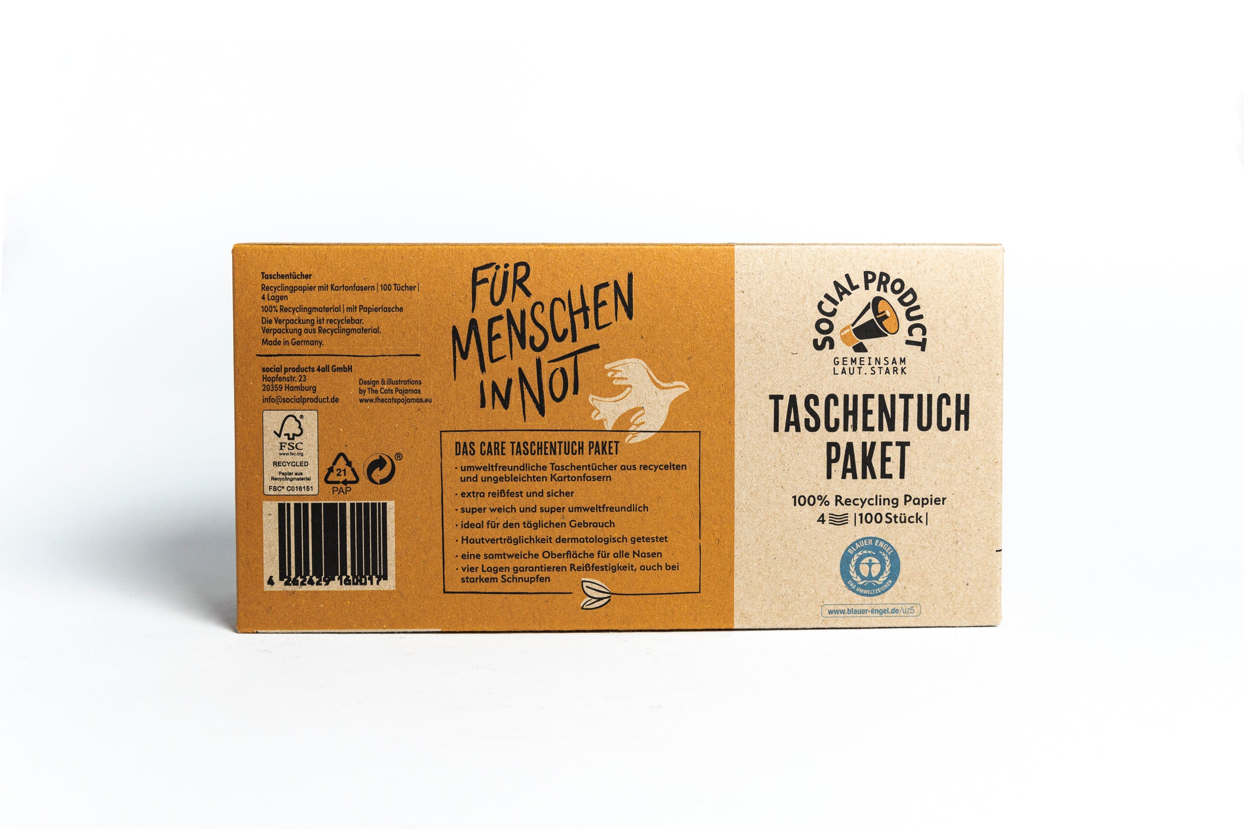 SocialProduct Taschentuch-Paket x CARE
