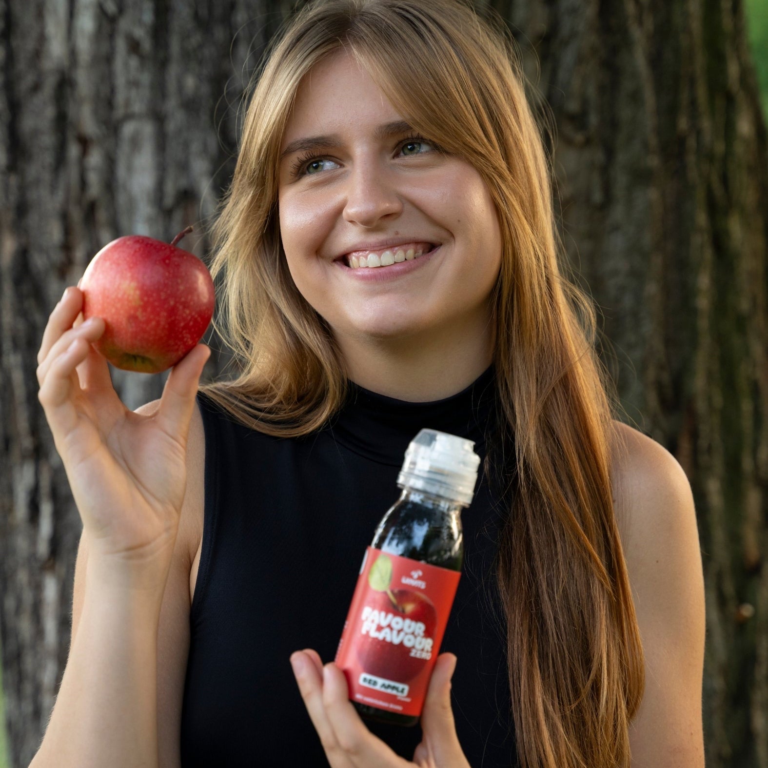 LiqVits Favour Flavour Ice Tea Apple Sirup - Vegan & Zero, 200ml