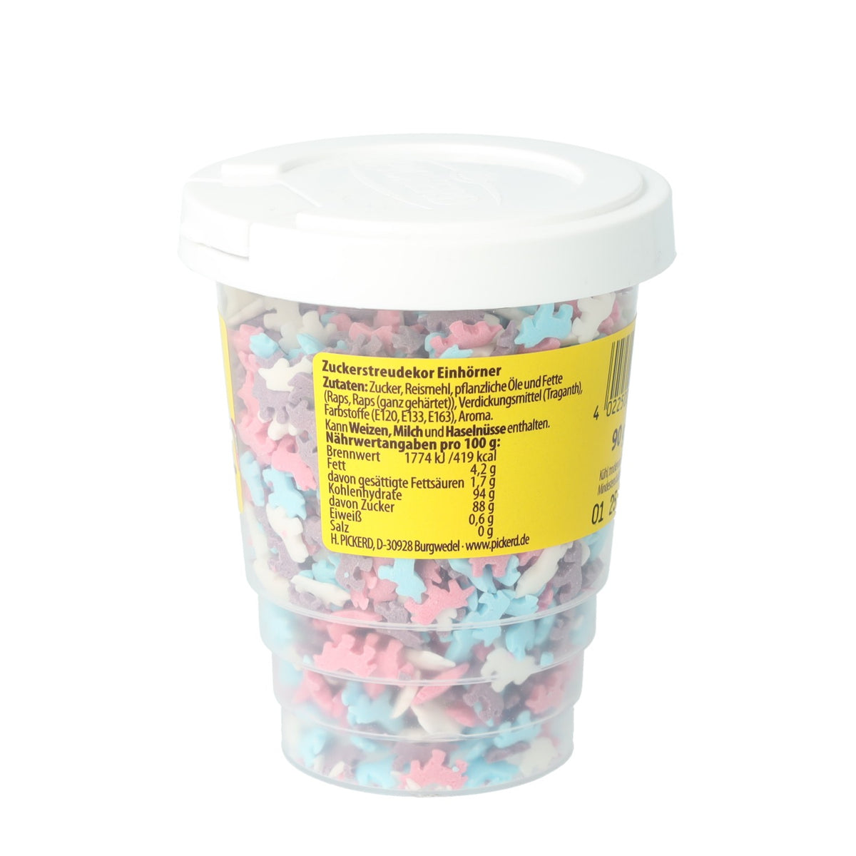 PICKERD Einhörner Zuckerstreusel 90g