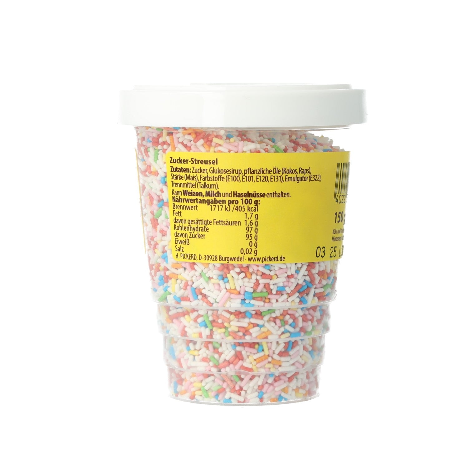 PICKERD Bunte Streusel 150g