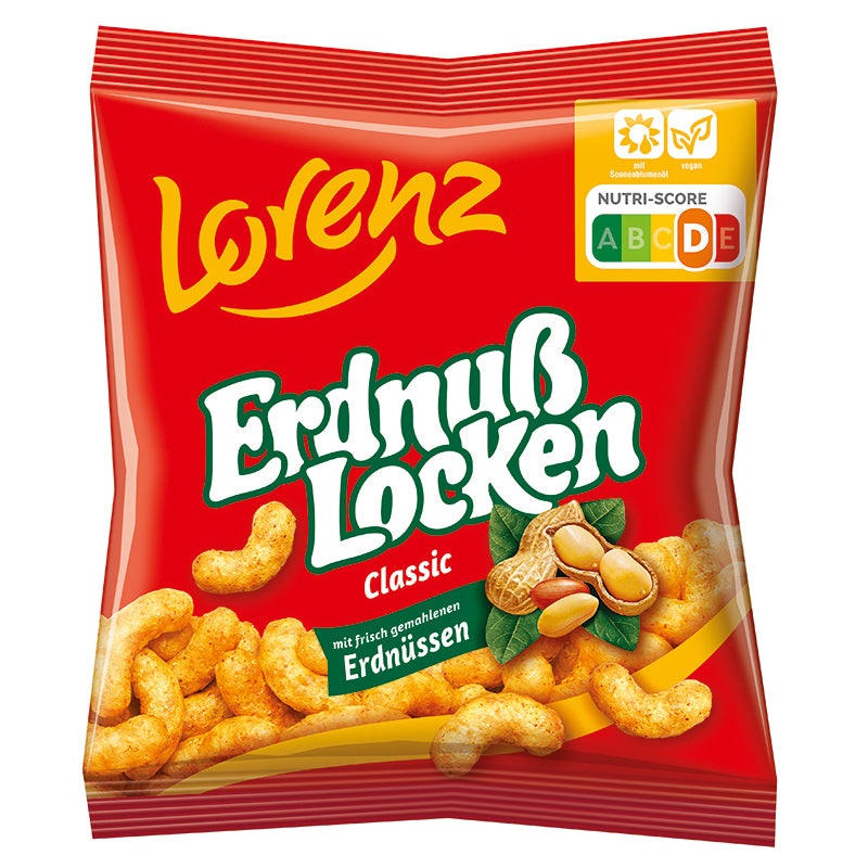 Lorenz ErdnußLocken Classic - Vegan, 30g