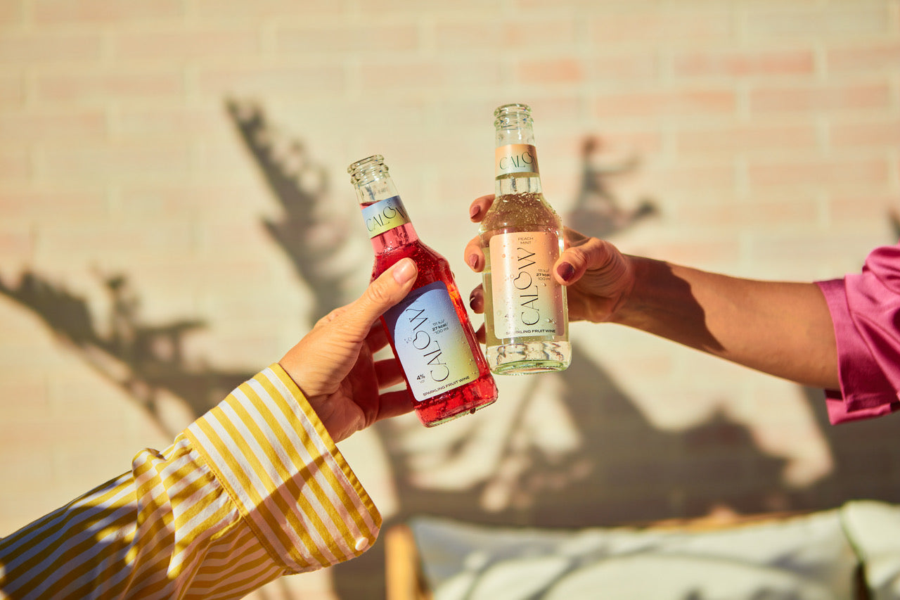 CALOW Weingetränk Peach-Mint (Alc. 4% Vol), 250 ml