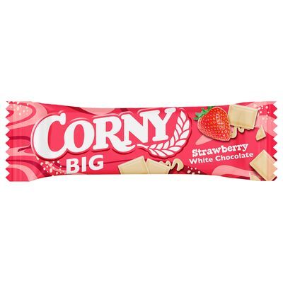 Corny Big Strawberry White, 50g