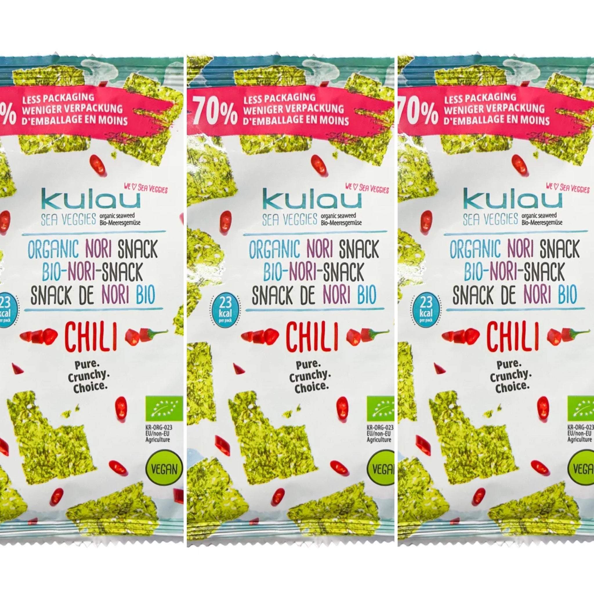 KULAU Bio-Nori-Snack Teriyaki, Vegan & Bio, 16x4g