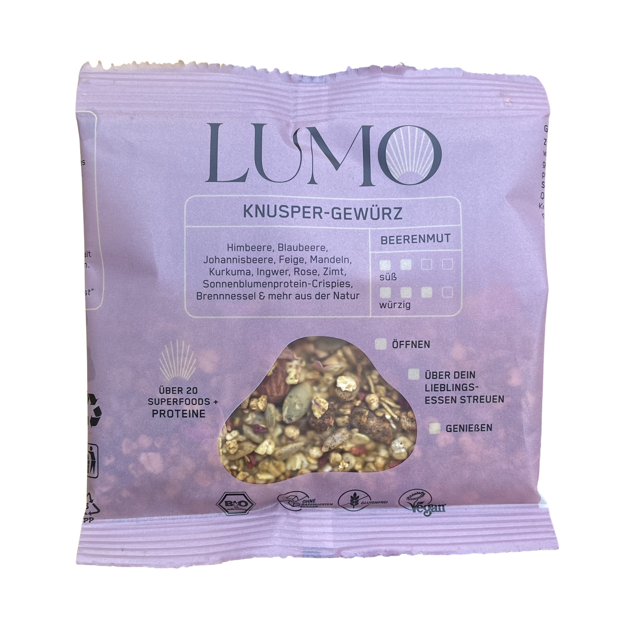 Lumo Knusper-Gewürz Beerenmut, 25g