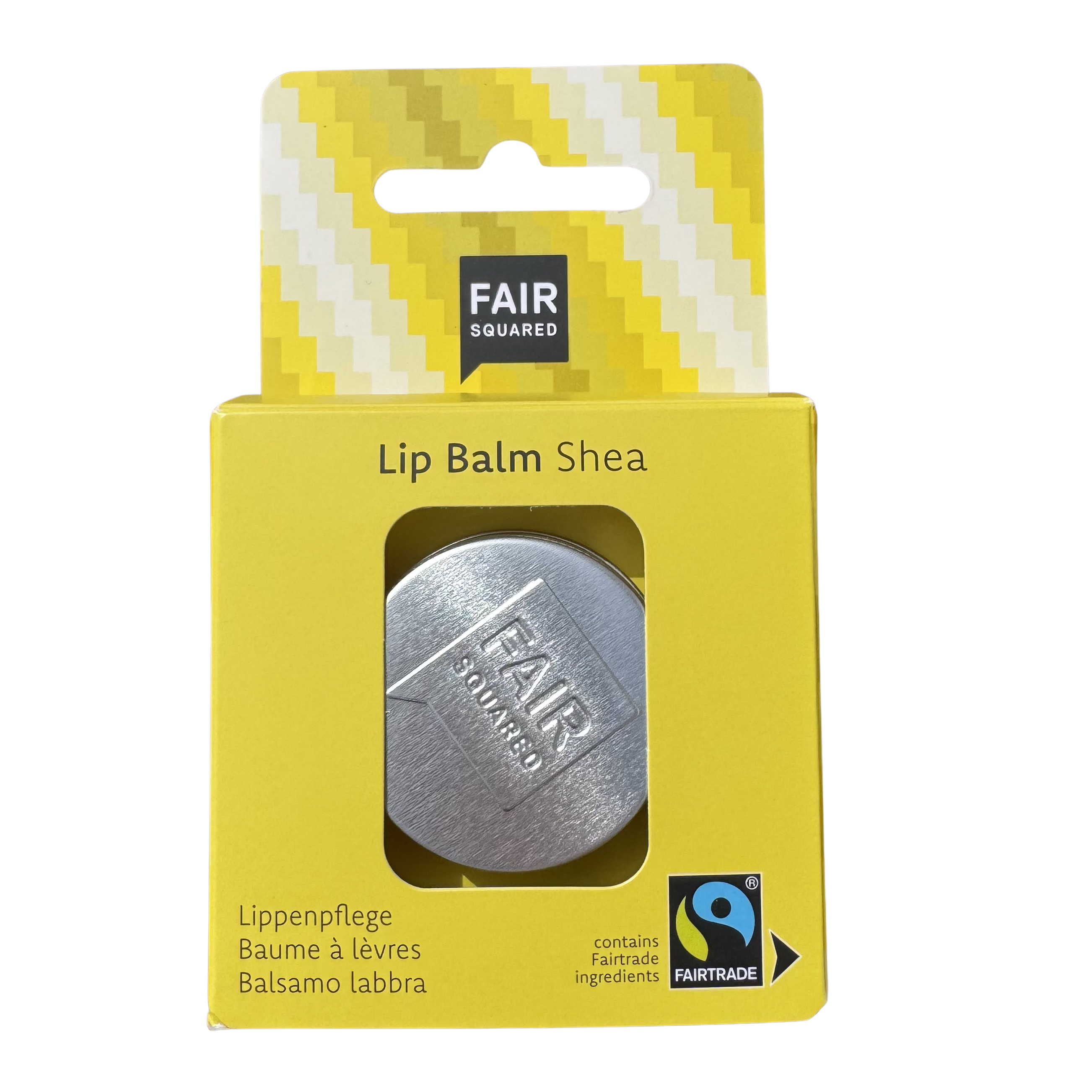 FAIR SQUARED Lip Balm Shea - Vegan & Halal, 12 g