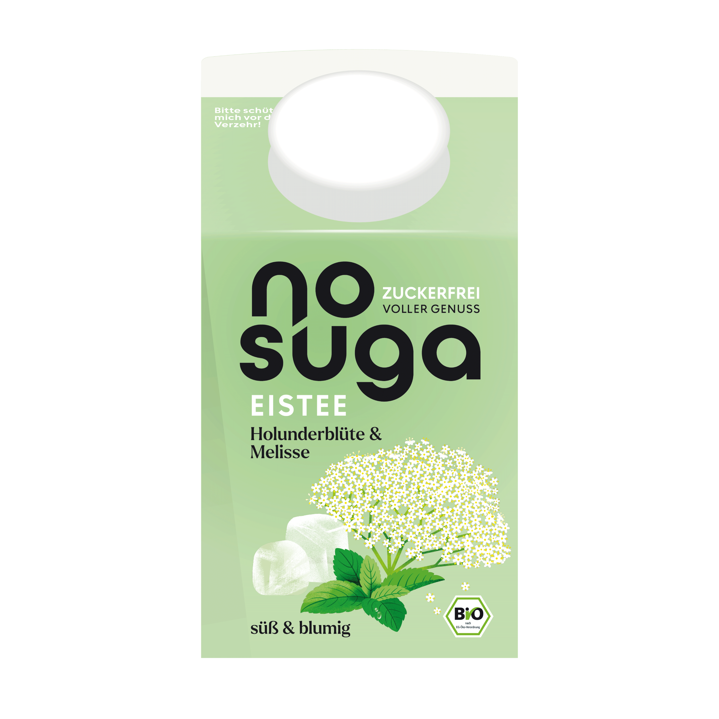 nosuga Bio Eistee Holunderblüte & Melisse 500 ml