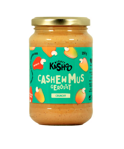 MightyKashoo Cashewmus geröstet & crunchy, 350g