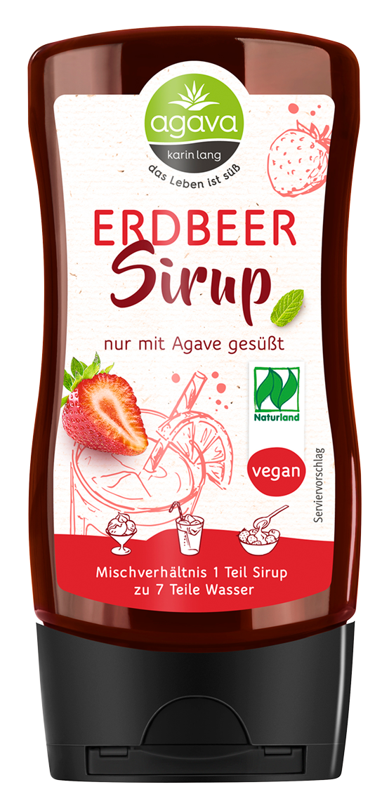 Agava Erdbeersirup, 350g