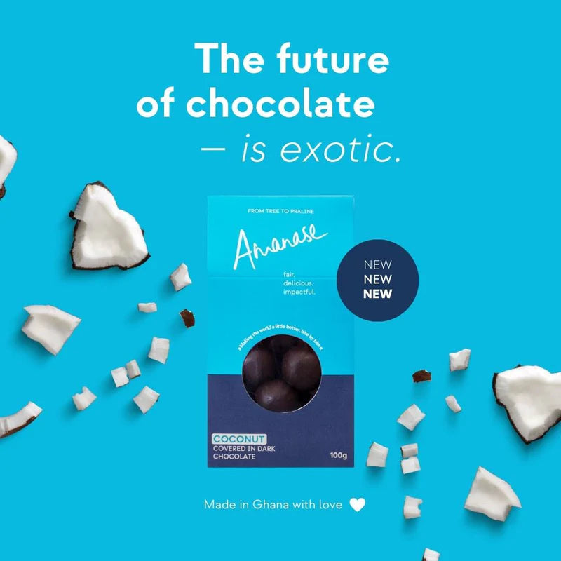 Amanase Bio Coconut Bites in dunkler Schokolade, 100g