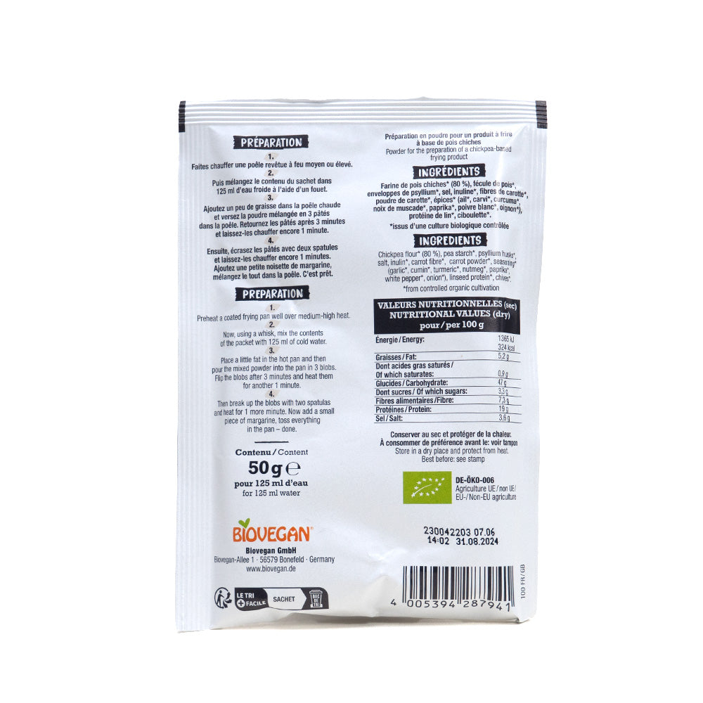 Biovegan Rührei-Ersatz 3x50g