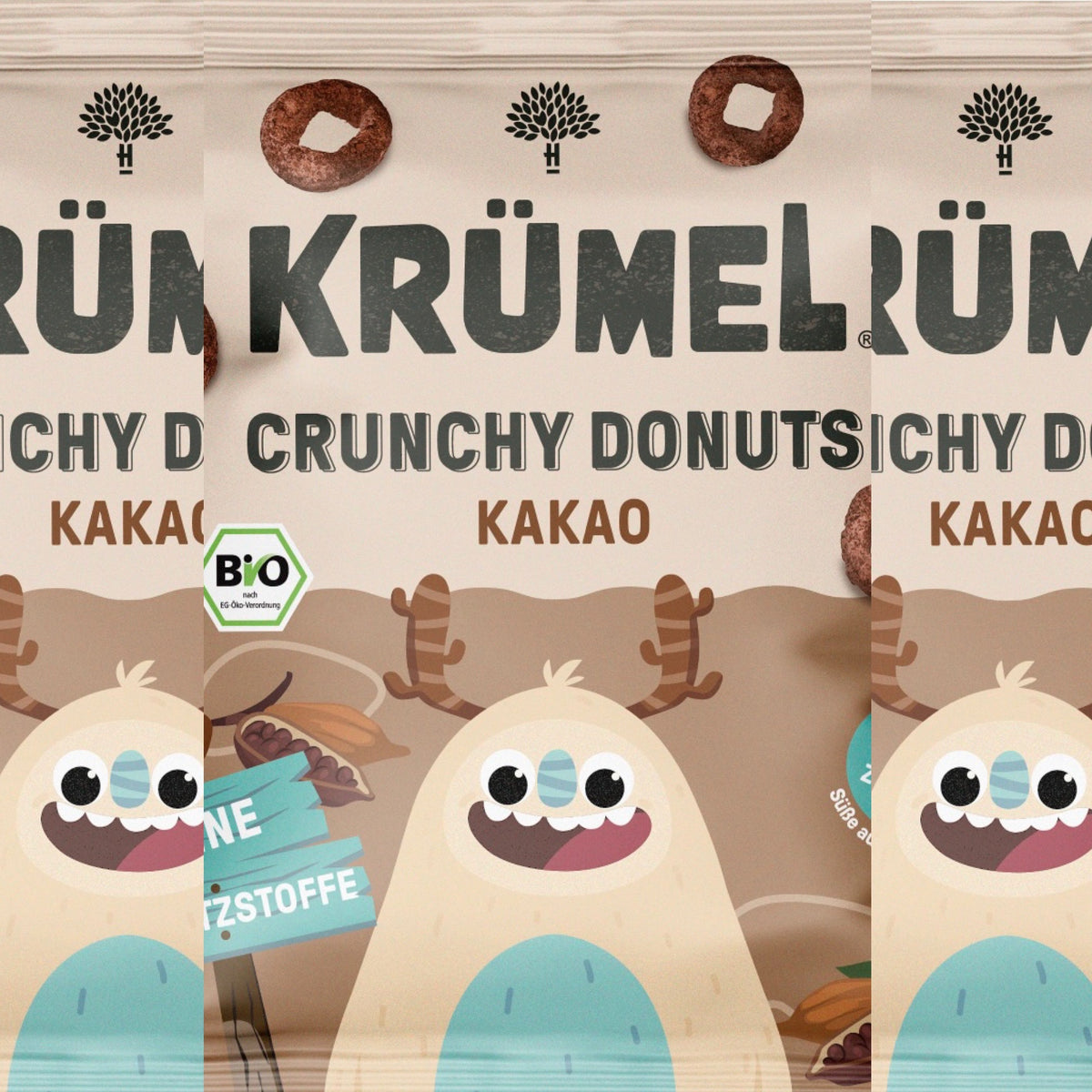 Heimatgut Bio Krümel Crunchy Donuts Kakao 8x20g
