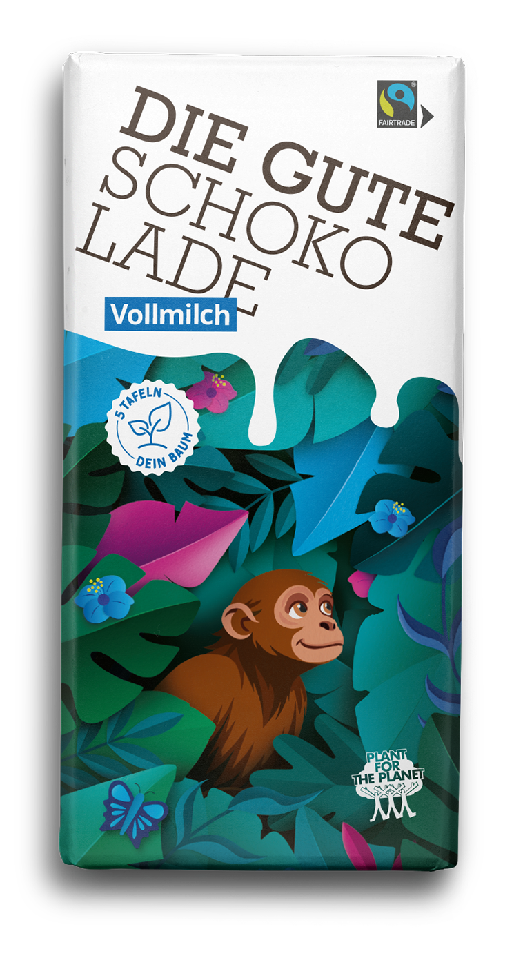 Plant-for-the-Planet: Die Gute Schokolade Vollmilch, 14x100g