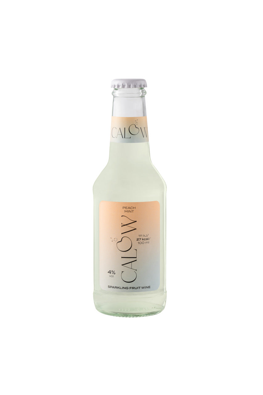 CALOW Weingetränk Peach-Mint (Alc. 4% Vol), 250 ml
