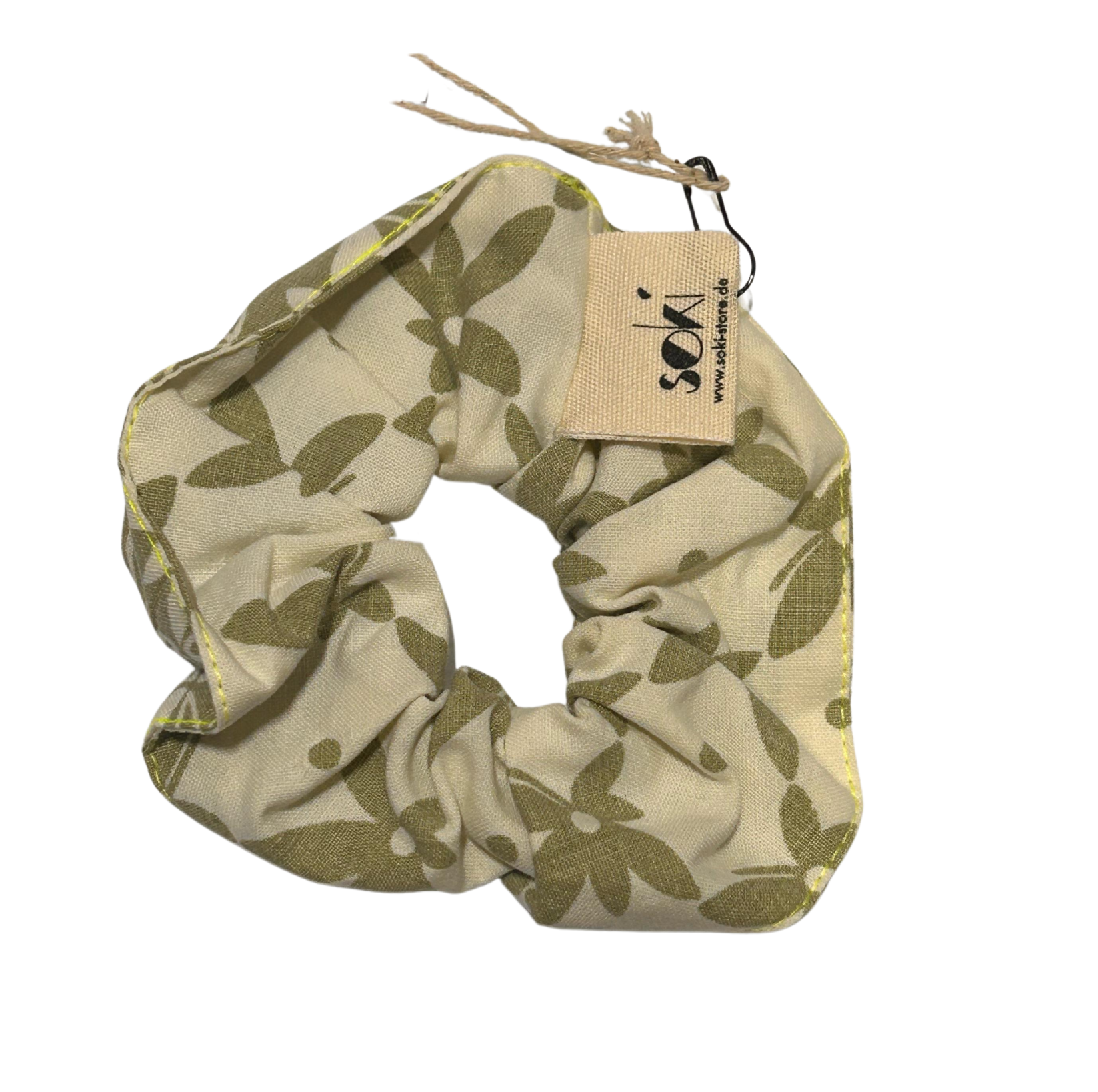 SokiStore Scrunchie aus Omi's alter Bettwäsche - Unikat