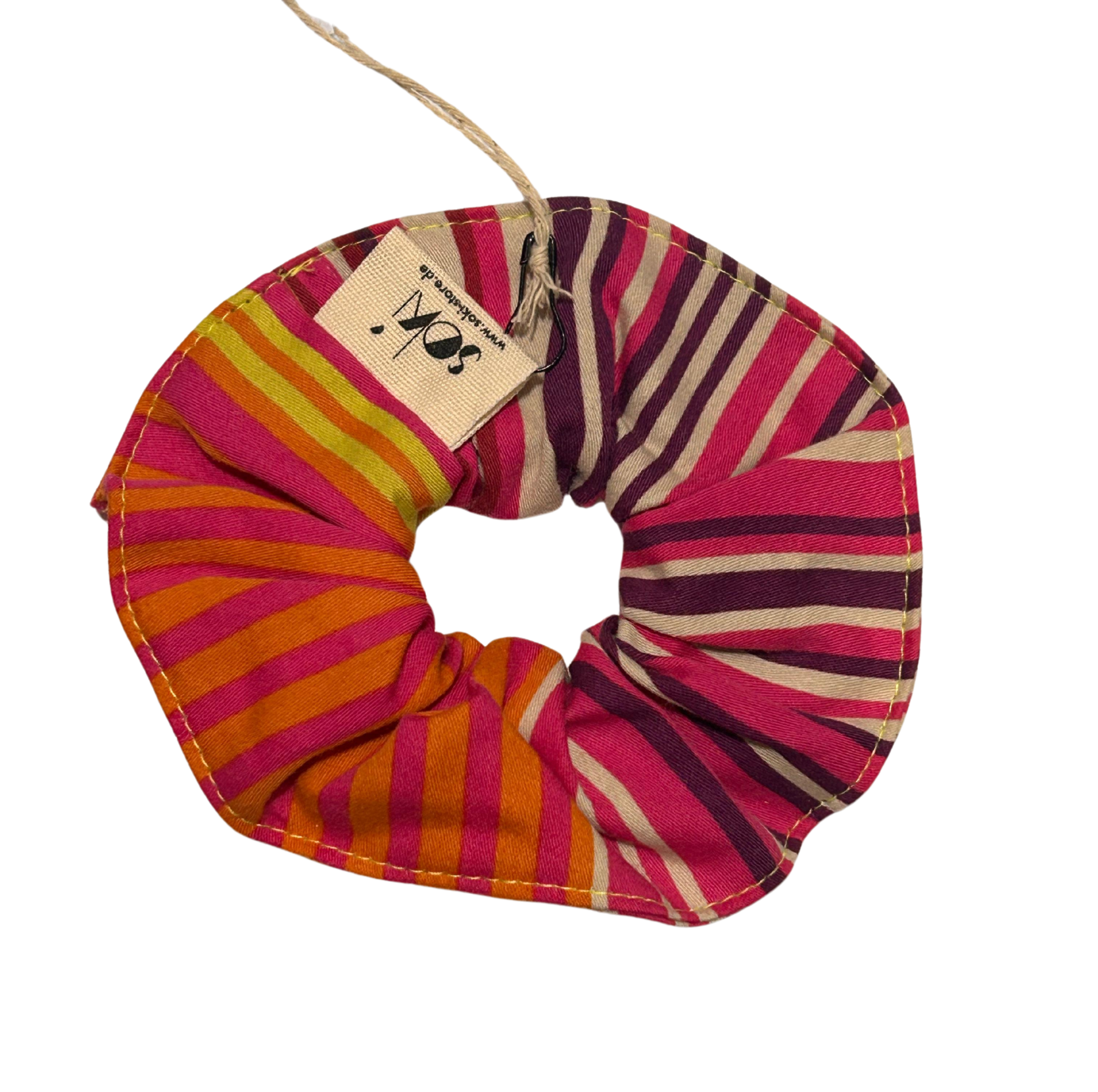 SokiStore Scrunchie aus Omi's alter Bettwäsche - Unikat