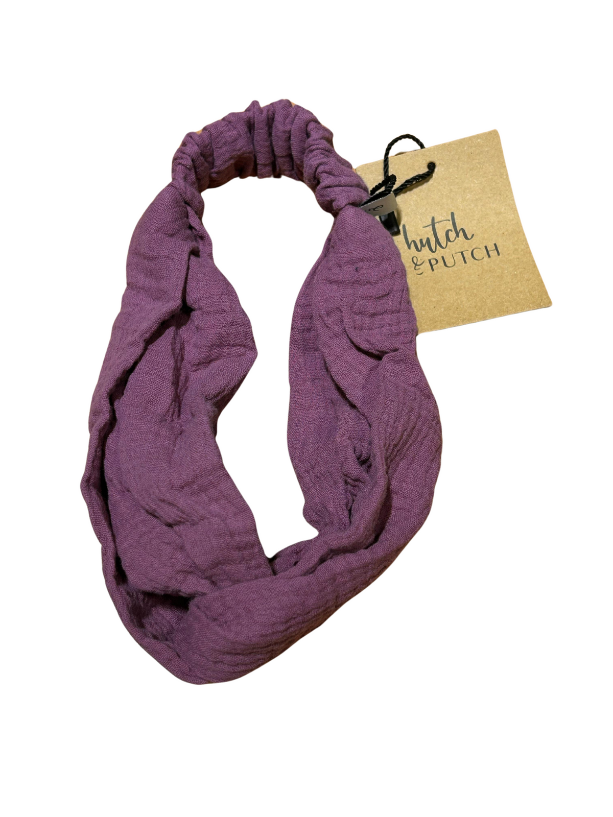 Hutch&Putch Bio Musselin-Stirnband Lila