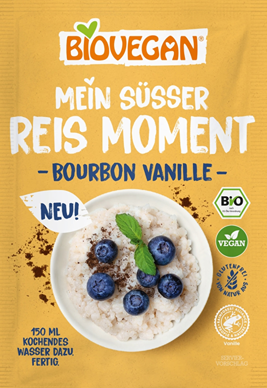 Bio veganer Milchreis - Bourbon vanille