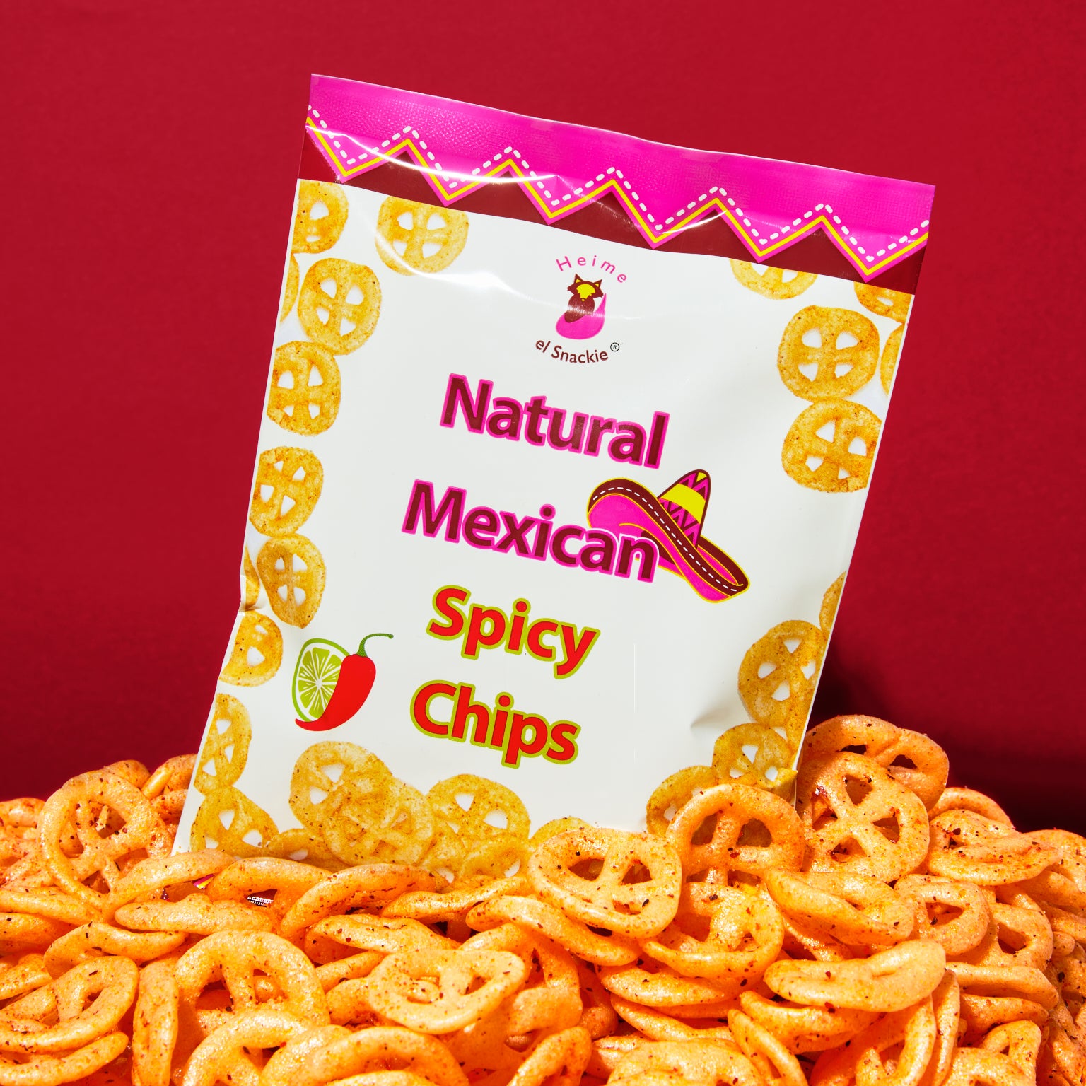 el Snackie Natural Mexican Spicy Chips