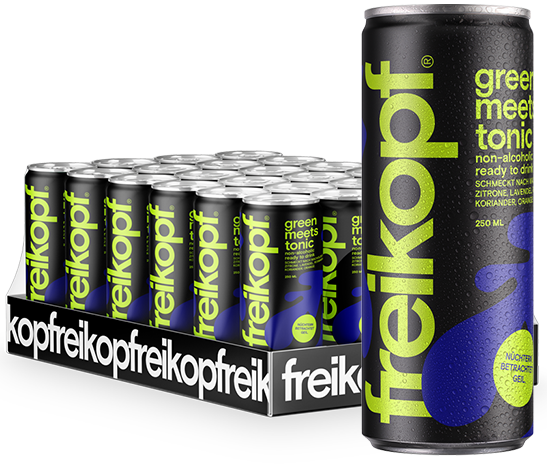 Freikopf Green Meets Tonic (Alc. 0,05% Vol), 250ml
