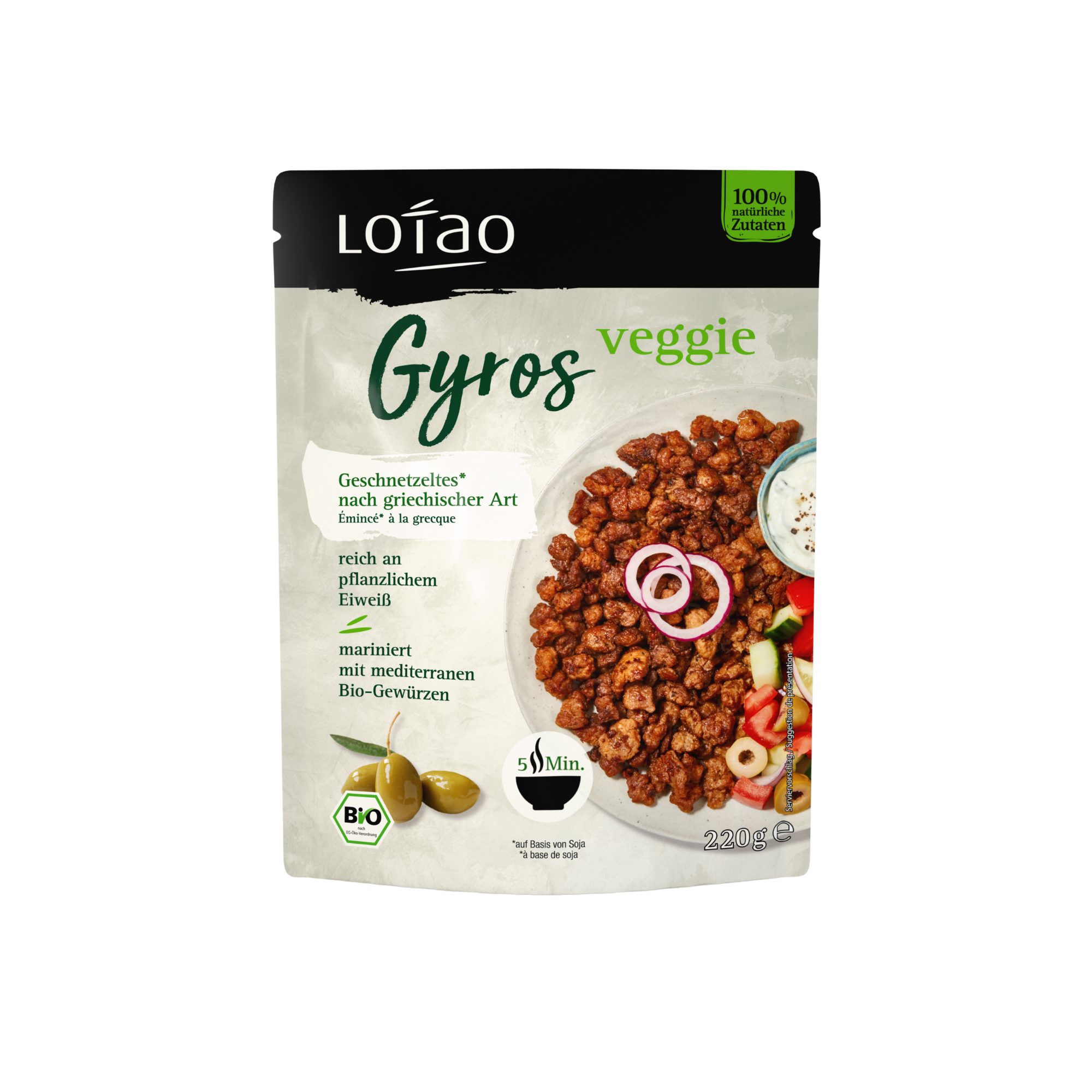 Lotao Veggie Gyros - Vegan & Bio, 220g