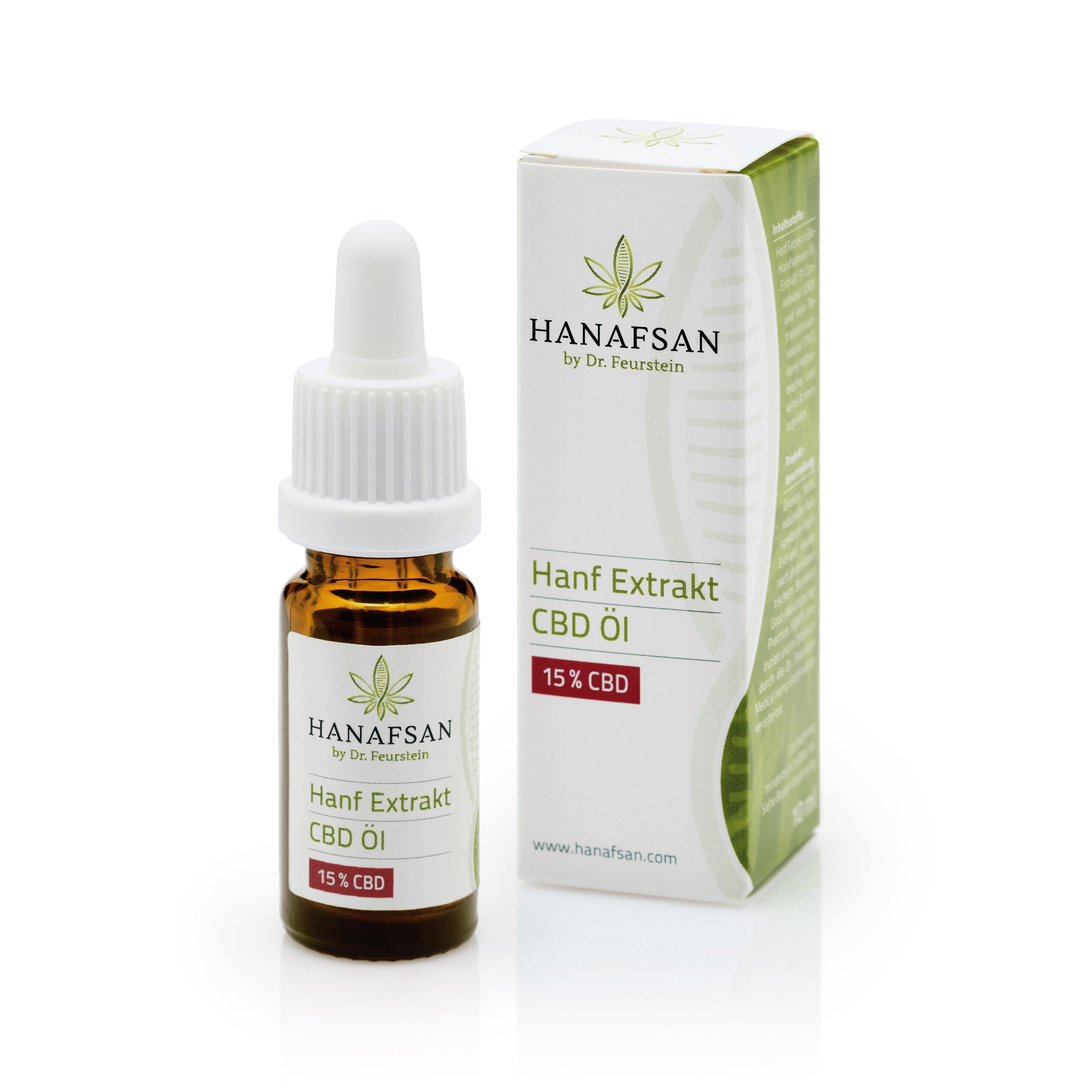 HANAFSAN Hanf Extrakt CBD Öl 15% - Vegan, 10ml