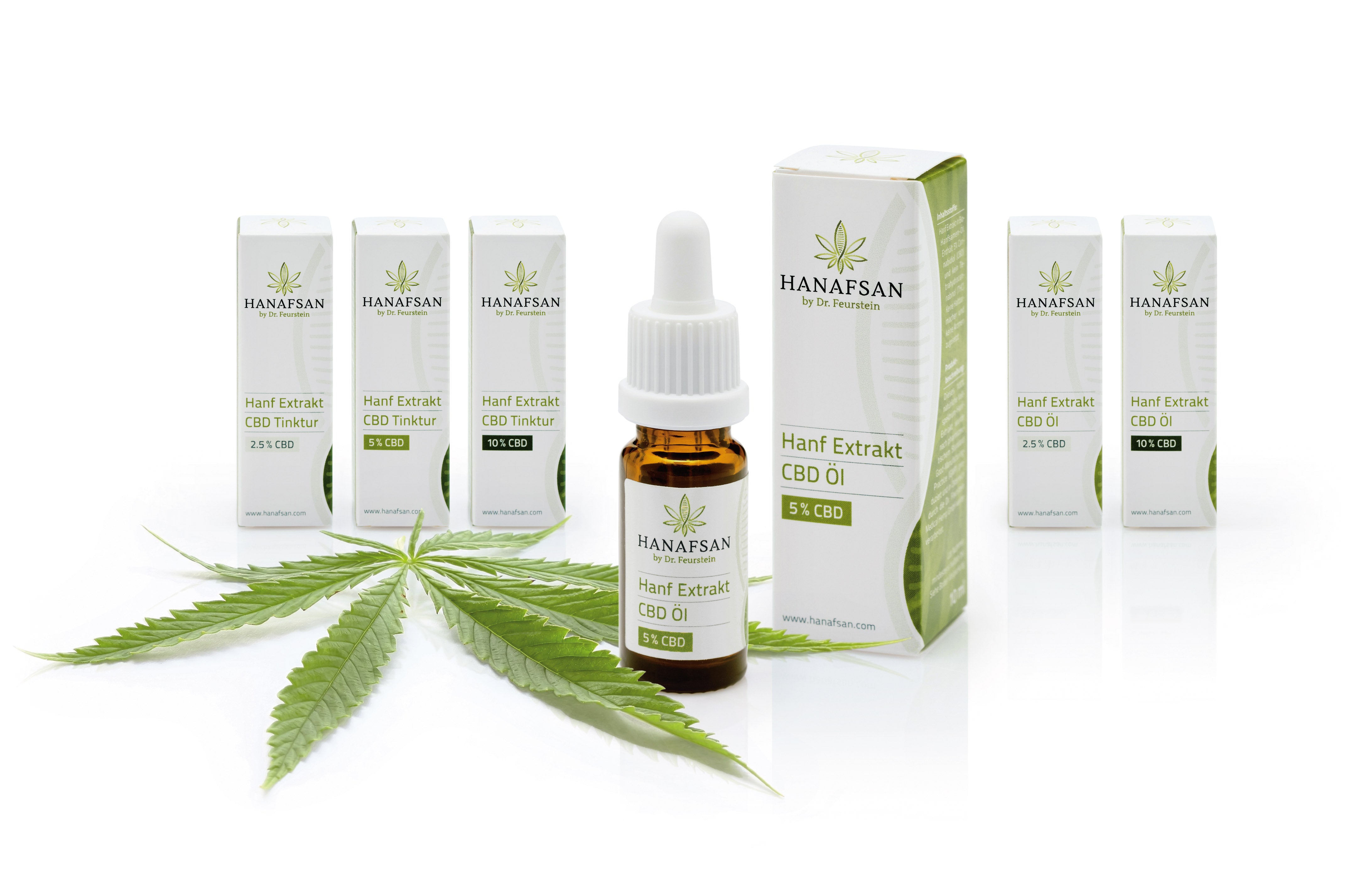 HANAFSAN Hanf Extrakt CBD Öl 10% - Vegan, 10ml