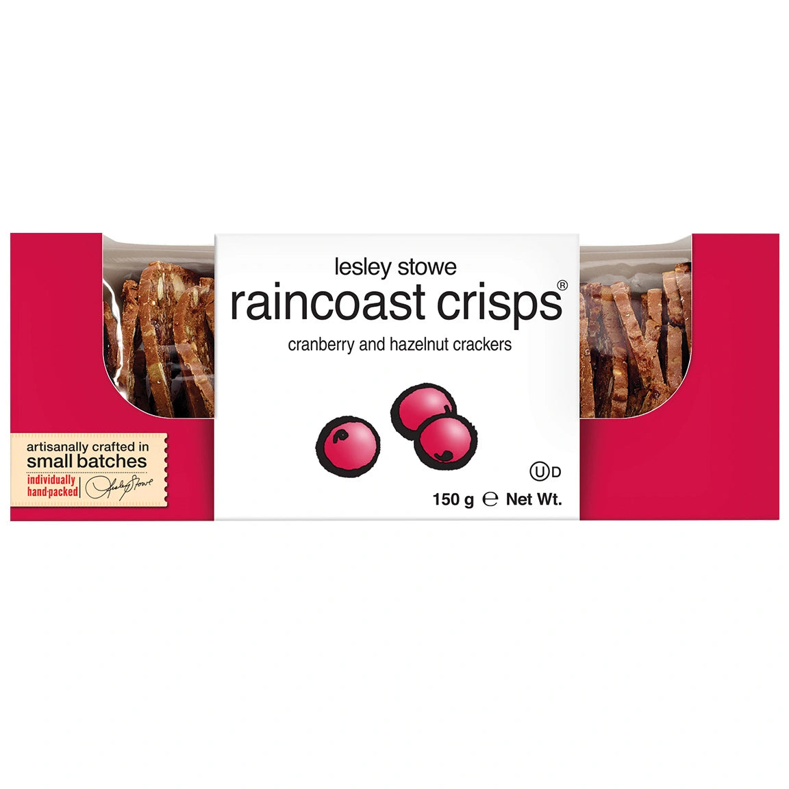 Raincoast Crisps - Cranberry Hazelnut Crackers, 150g
