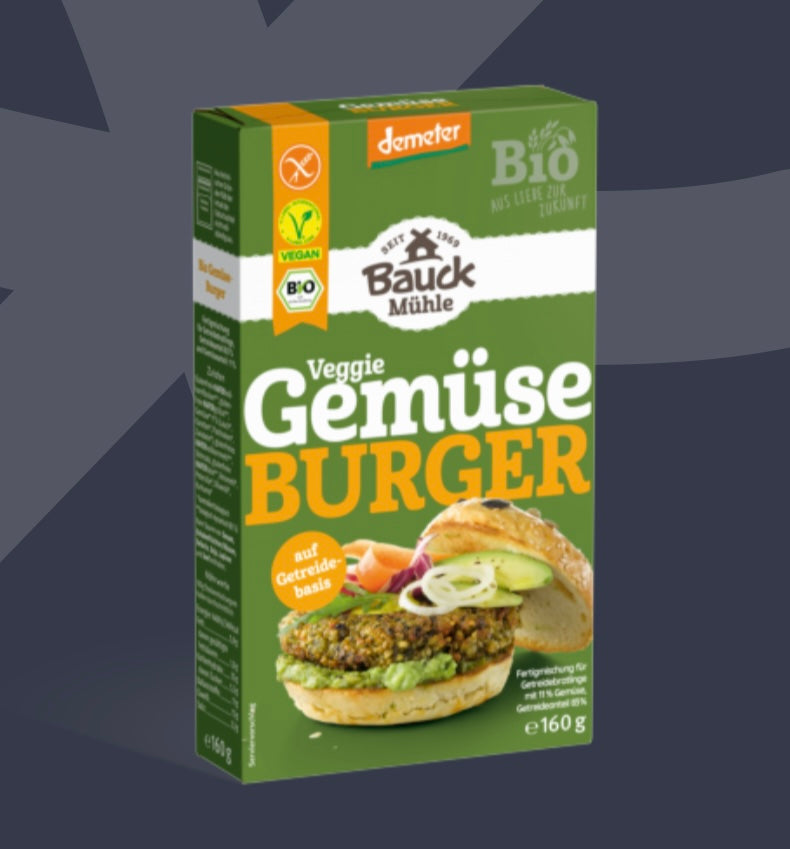 Bauck veganer Gemüseburger, 160g