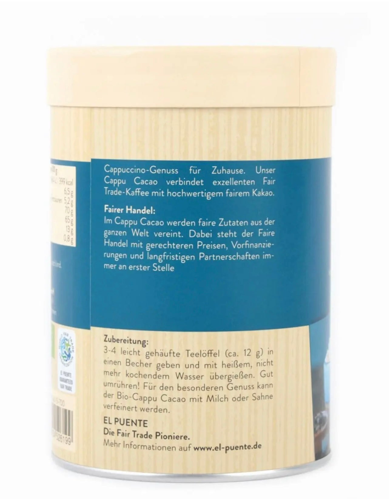 El Puente Cappu Cacao, 300g