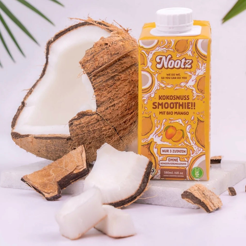 Nootz Bio Kokosnuss Smoothie - Mango, 180ml
