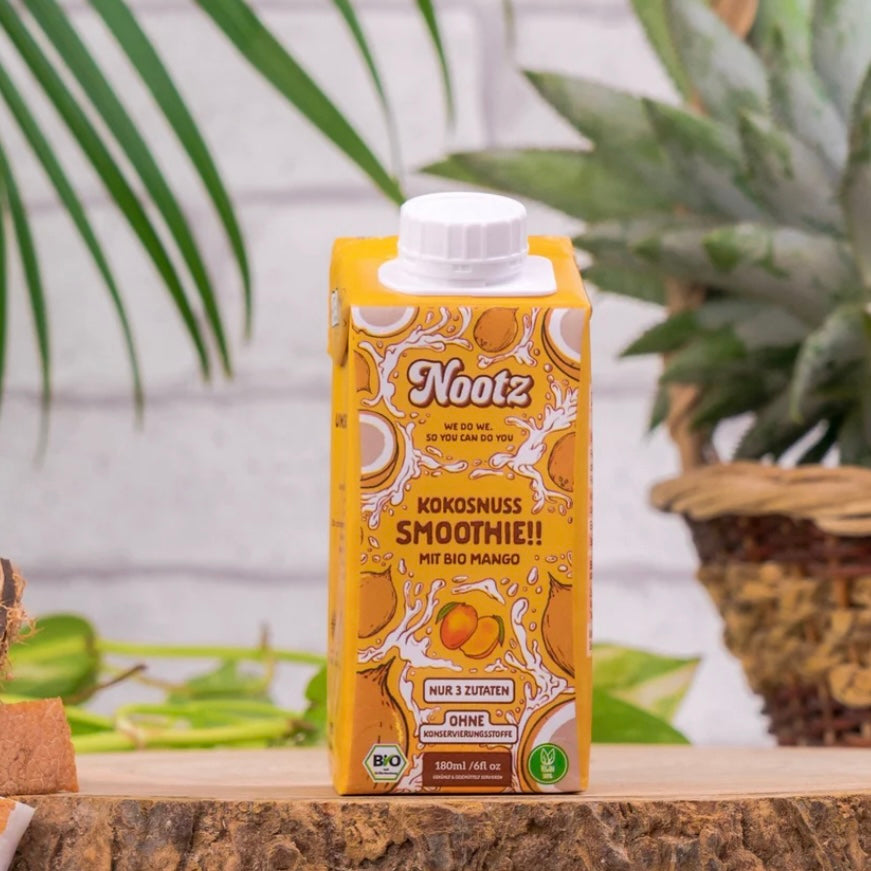 Nootz Bio Kokosnuss Smoothie - Mango, 180ml