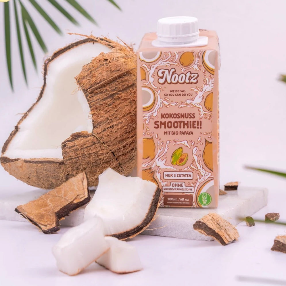 Nootz Bio Kokosnuss Smoothie - Papaya, 180ml