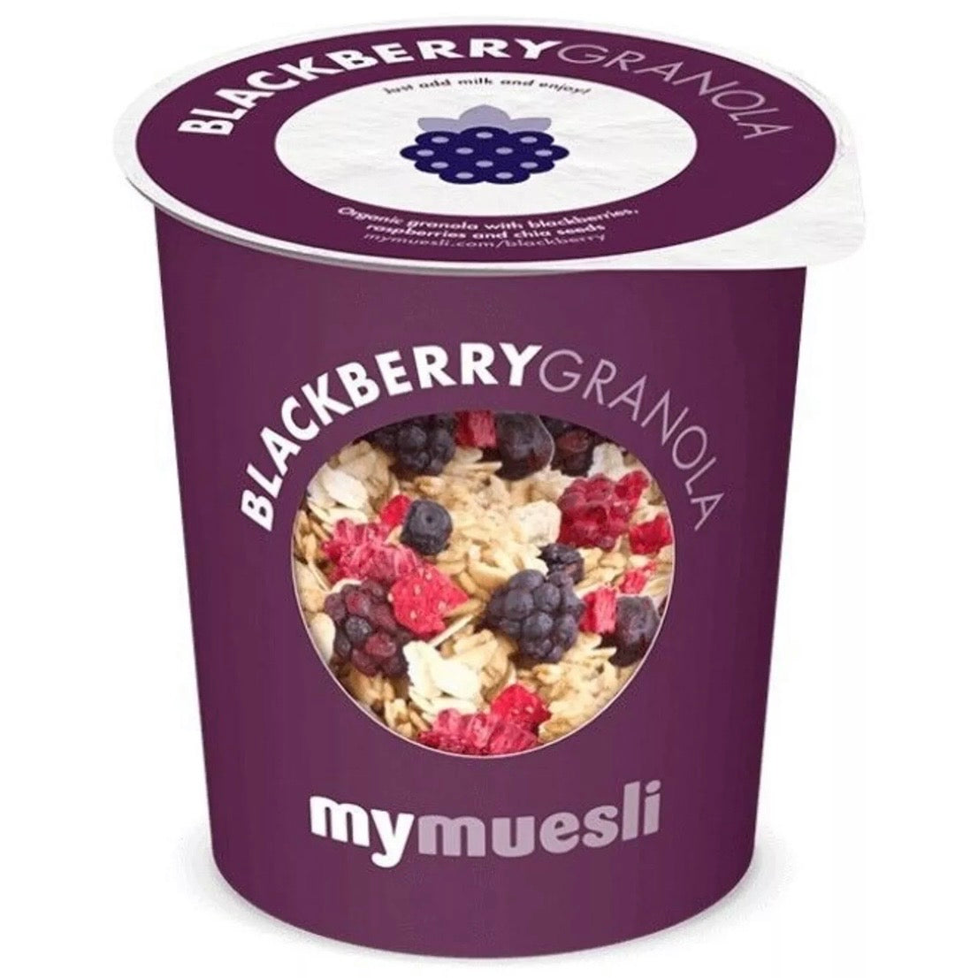 mymuesli 2go Bio Blackberry - Granola, 85g