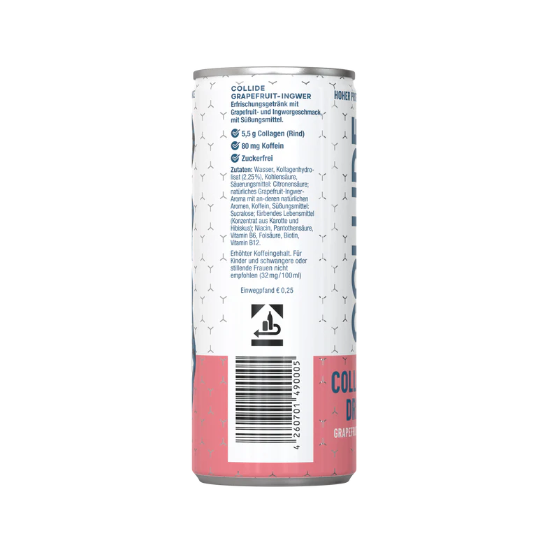 Collide Collagen Drink Grapefruit-Ingwer, 250ml
