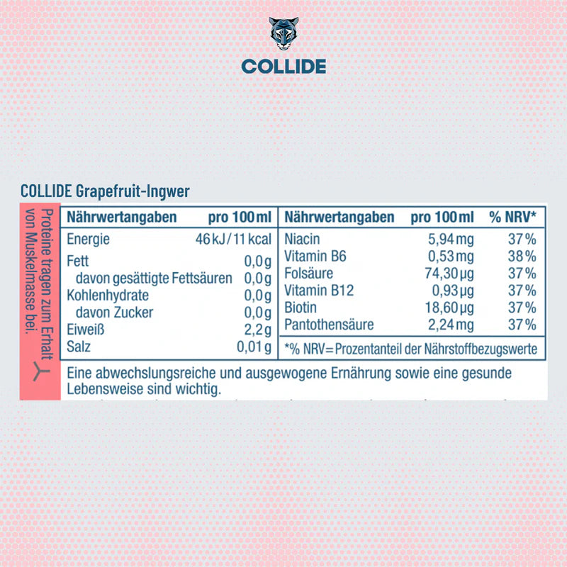 Collide Collagen Drink Grapefruit-Ingwer, 250ml