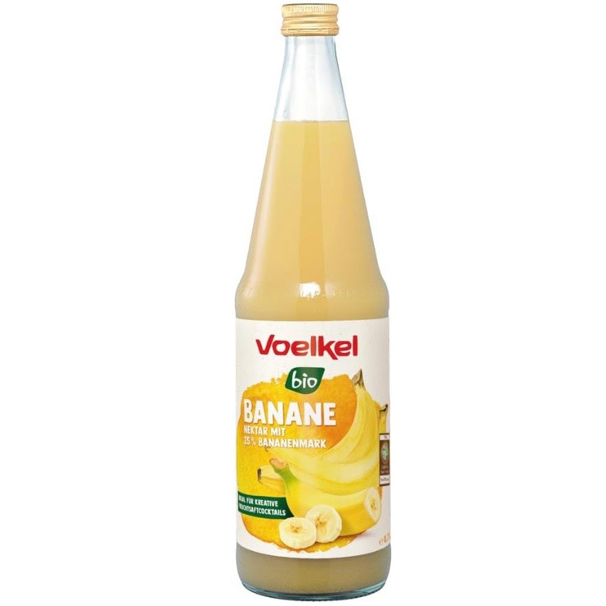 Voelkel Bio Bananen Nektar mit 25% Bananenmark, 0,7l