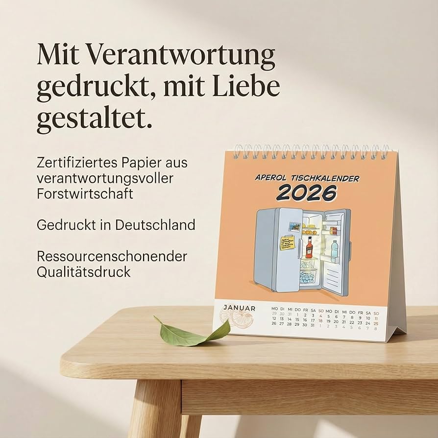Aperol Tischkalender Classic-Edition 2026