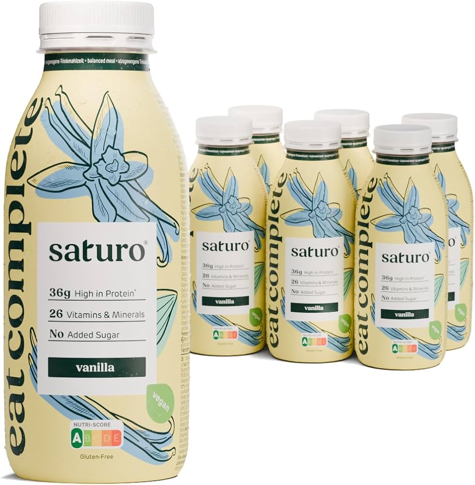 Saturo Ready-to-Drink Vanille - Vegan, 400ml