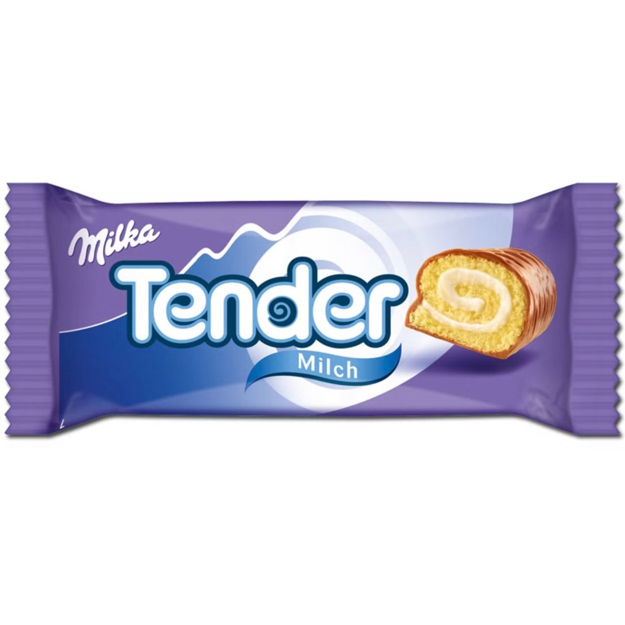 Milka Tender - Biskuit gefüllt mit Milchcreme und überzogen mit Schokolade, 37g