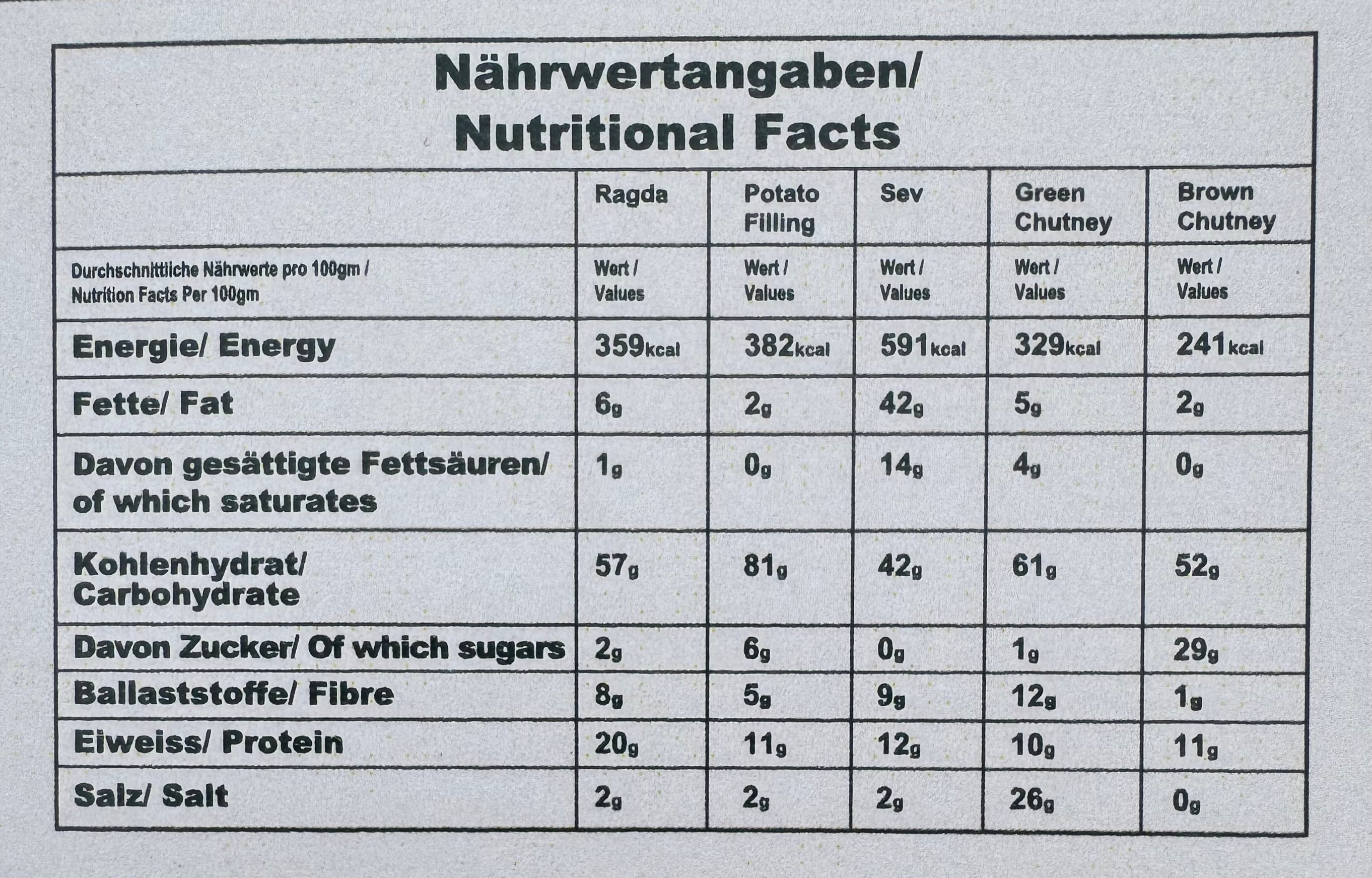 Meal Karma - Ghugni Chaat - Vegan Indian Street Food, 130g/640g