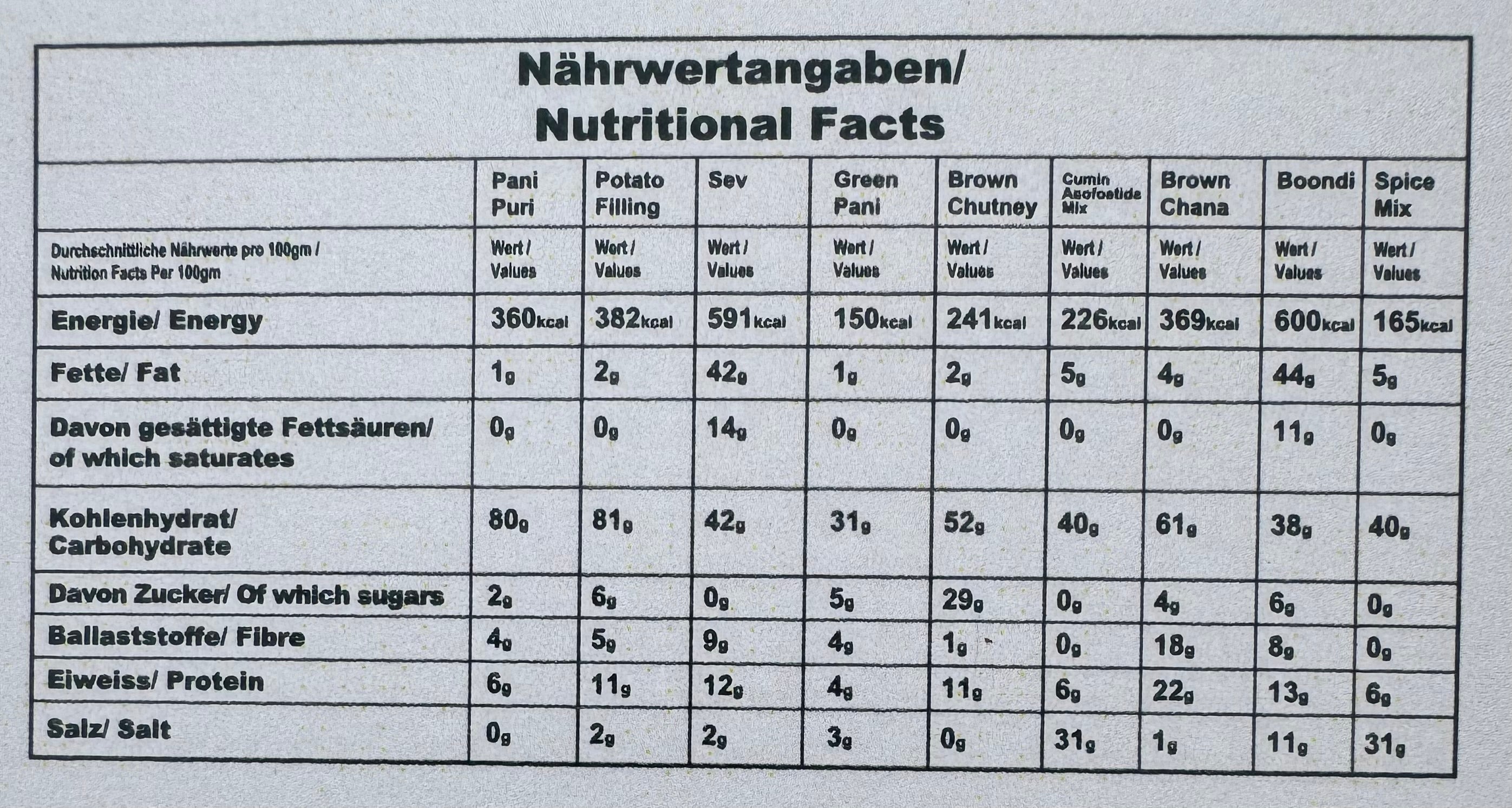 Meal Karma - Pani Puri - Vegan Indian Street Food, 245g/685g