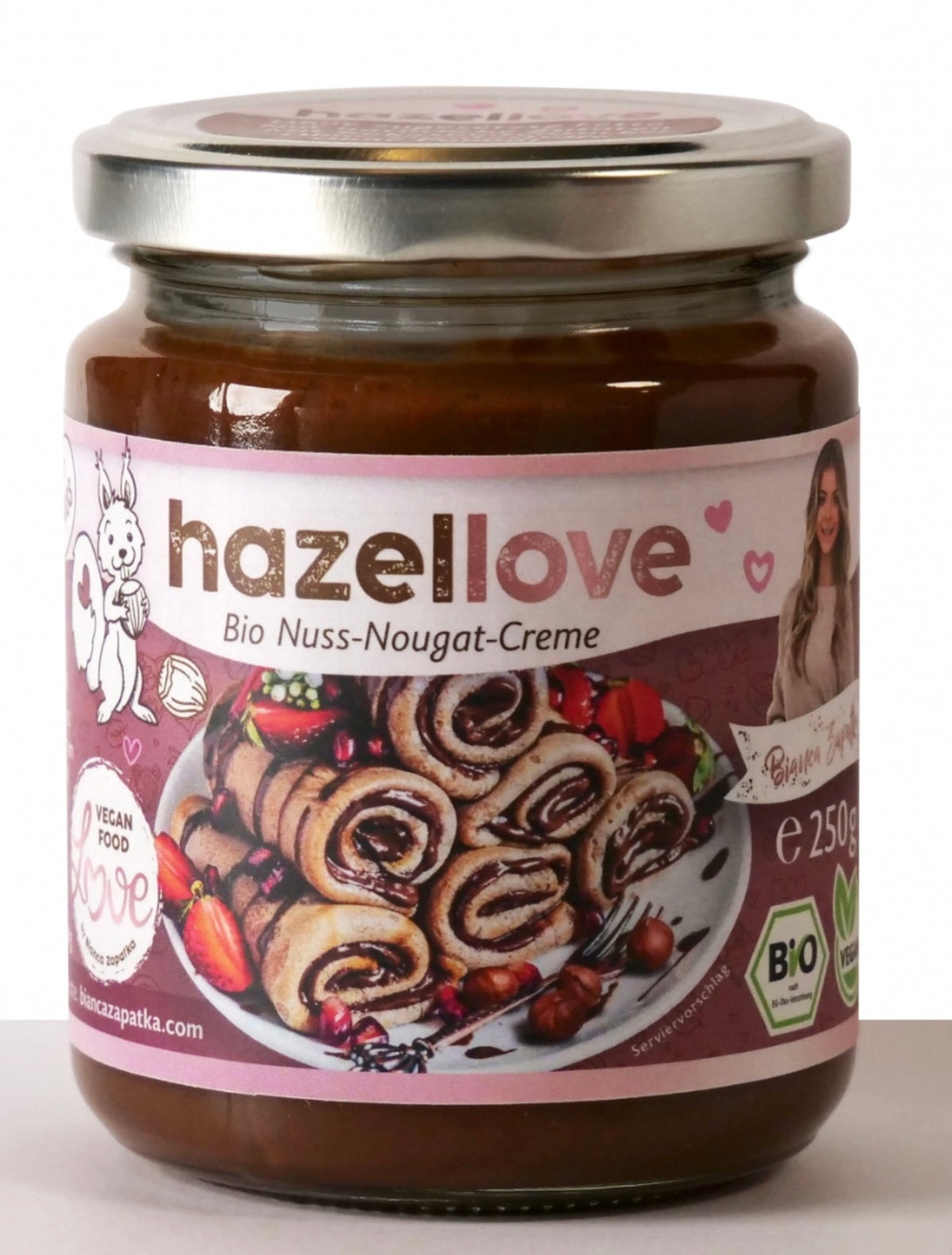 VFL HazelLove Classic Bio Nuss-Nougat-Creme, 250g