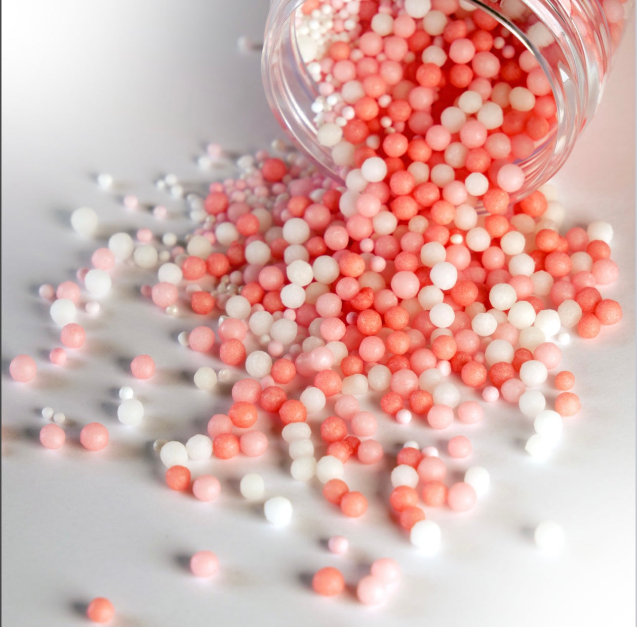 VFL Kuller Perlen rot/rosa Zuckerstreusel 90g
