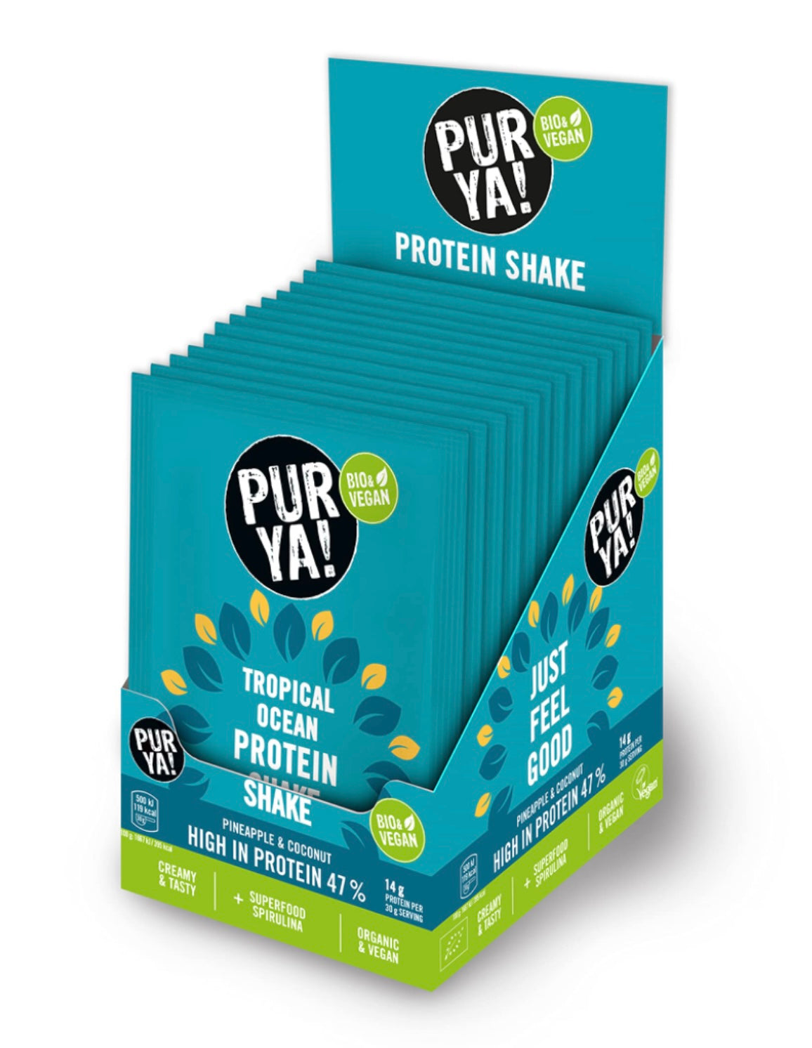 PURYA BIO Protein Shake Mini Tropical Ocean 12 x 30g